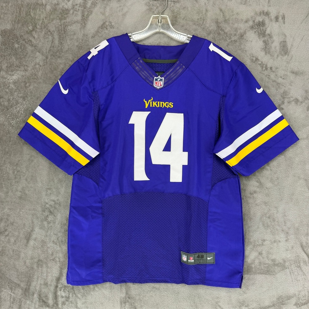 Nike Stefon Diggs Minnesota Vikings Jersey Mens 48 Purple NFL On Field 14